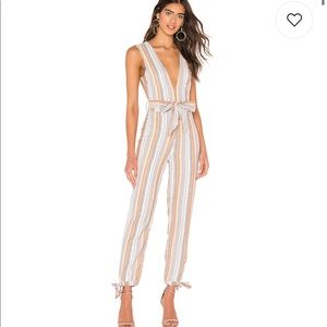 Tularosa Stripe Cotton Jumpsuit